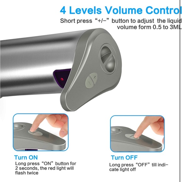 Stainless Steel Touchless Soap/Lotion Dispenser🧴w Waterproof Base - Picture 5 of 10